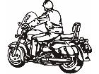  Motorcycle Rider 1 M M 1 Decal