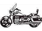  Motorcycle Shield M M 1 Decal