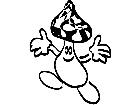  Mushroom Man Decal