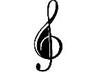 Music G Clef 1 7 2 V A 1 Decal