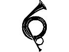 Music Hunting Horn 1 7 2 V A 1 Decal
