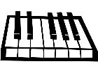  Music Keyboard 1 7 1 V A 1 Decal