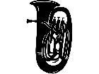  Music Tuba 1 7 1 V A 1 Decal