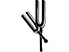  Music Tuning Forks 1 7 2 V A 1 Decal