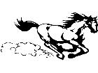  Mustang Horse Gallup Decal