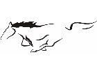  Mustang Horse Lines Decal