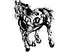  Mustang Horse Run M B 1 Decal