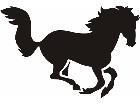  Mustang Horse Silhouette Decal