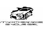  My Other Ride Girl Euro Decal
