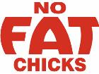  No Fat Chics Bulge Decal