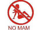  No Mam Decal