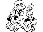  Octopus Partyman Decal