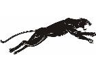  Panther Leap Decal