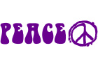  Peace And Sign Decal