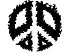  Peace Flame Decal