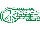  Peace Middle East Decal