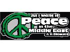  Peace Middle East C L 1 Decal