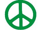  Peace Sign Decal