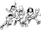  People Action Kids M G P A 1 Decal