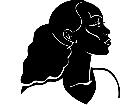  People African American Woman 1 8 1 V A 1 Decal