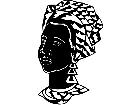  People African Woman 1 8 1 V A 1 Decal