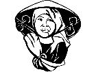  People Chinese Woman 1 8 1 V A 1 Decal