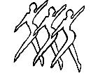  People Dance Line M G P A 1 Decal