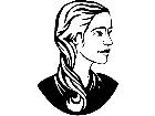  People European Woman 1 8 1 V A 1 Decal