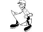  People Manwith Paper D R P A 1 Decal