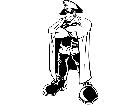  Pirate Arms Crossed M B 1 Decal