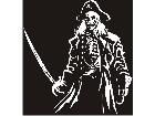  Pirate Skeleton Decal