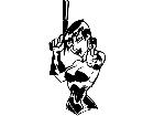  Pistol Girl Decal