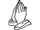  Praying Hands 0 2 M G P A 1 Decal