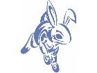  Rabbit Tribal Decal
