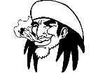 Rasta Smoker Decal
