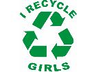  Recycle Girls Decal