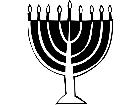  Religion Menorah 1 8 4 V A 1 Decal