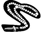  Religion Rosary 1 8 4 V A 1 Decal