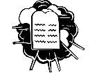  Religion Ten Commandments 1 8 4 V A 1 Decal