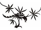  Rooster Tribalized 1 7 3 Decal