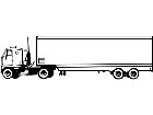  Semi Tractor Trailer 1 8 8 V A 1 Decal