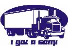  Semi Truck I Got Decal