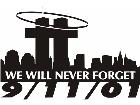  September 1 1 Towers Decal