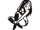  Sexy Lady Young Decal