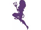  Sexy Silhouette 0 3 Devil Decal