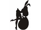  Sexy Silhouette 2 1 Easter Decal