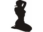  Sexy Silhouette 3 2 Hair Up Decal