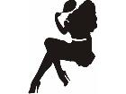  Sexy Silhouette 3 5 Vanity Decal