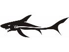  Shark Tribalized 0 0 7 Decal
