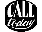  Sign Words Call Today 2 1 1 V A 1 Decal